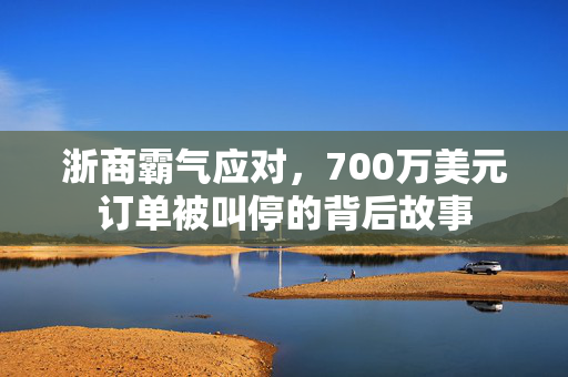 浙商霸气应对，700万美元订单被叫停的背后故事