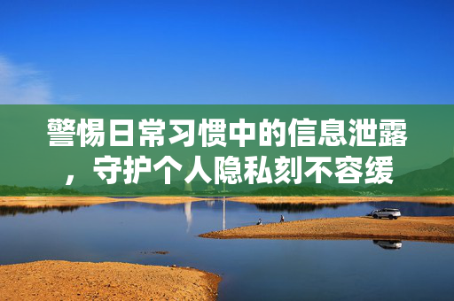 警惕日常习惯中的信息泄露，守护个人隐私刻不容缓
