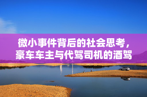微小事件背后的社会思考，豪车车主与代驾司机的酒驾风波