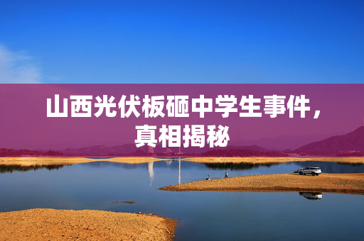 山西光伏板砸中学生事件，真相揭秘