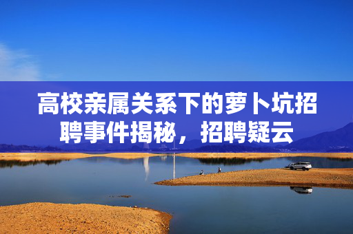 高校亲属关系下的萝卜坑招聘事件揭秘，招聘疑云