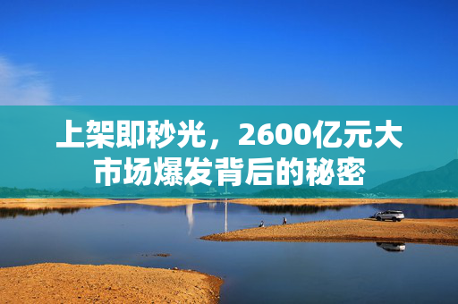 上架即秒光，2600亿元大市场爆发背后的秘密