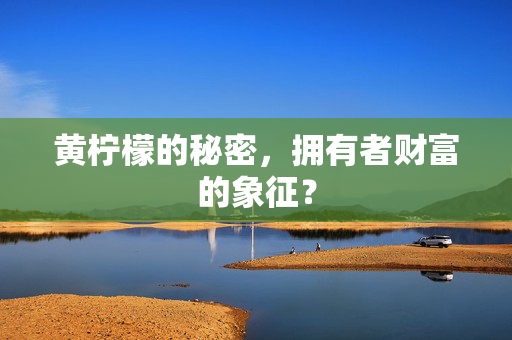 黄柠檬的秘密，拥有者财富的象征？