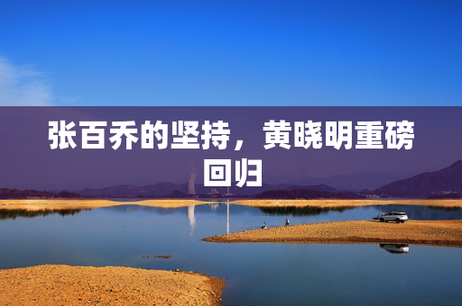 张百乔的坚持，黄晓明重磅回归