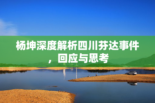 杨坤深度解析四川芬达事件，回应与思考