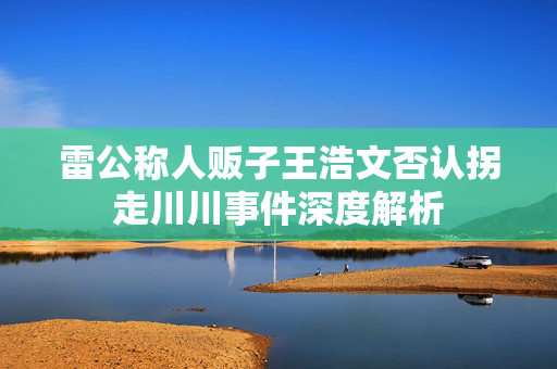 雷公称人贩子王浩文否认拐走川川事件深度解析