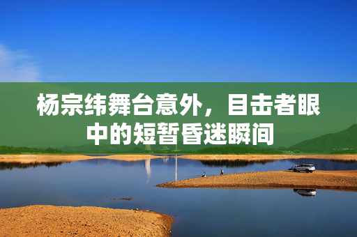 杨宗纬舞台意外，目击者眼中的短暂昏迷瞬间