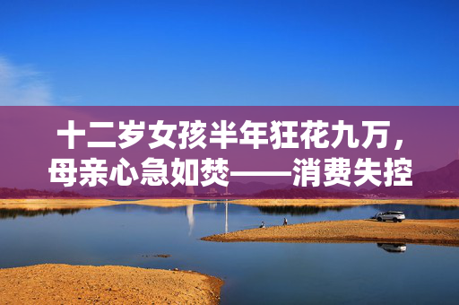 十二岁女孩半年狂花九万，母亲心急如焚——消费失控背后的思考