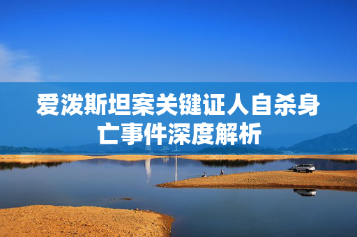 爱泼斯坦案关键证人自杀身亡事件深度解析