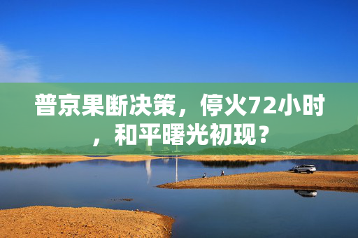 普京果断决策，停火72小时，和平曙光初现？