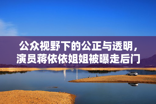 公众视野下的公正与透明，演员蒋依依姐姐被曝走后门进协和事件